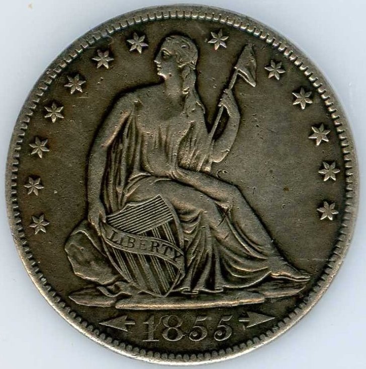 Thoughts-On-This-1855-S-Seated-Liberty-Half-Dollar?