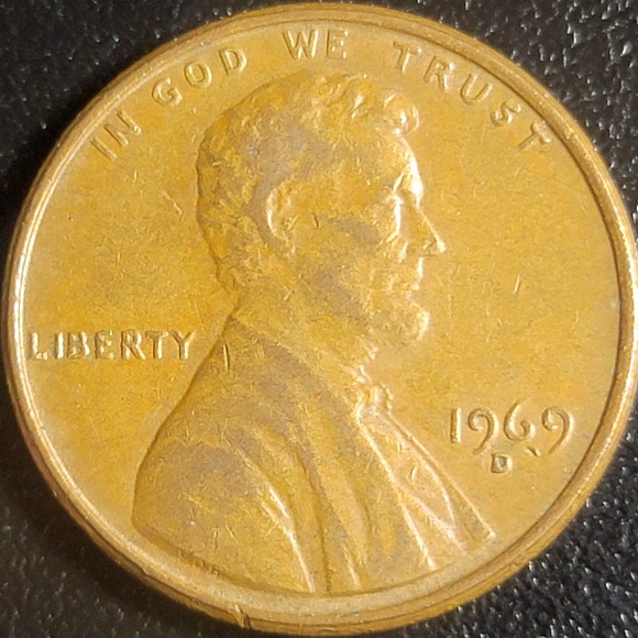 1969-Penny-Extra-Mint-Mark/Drip?