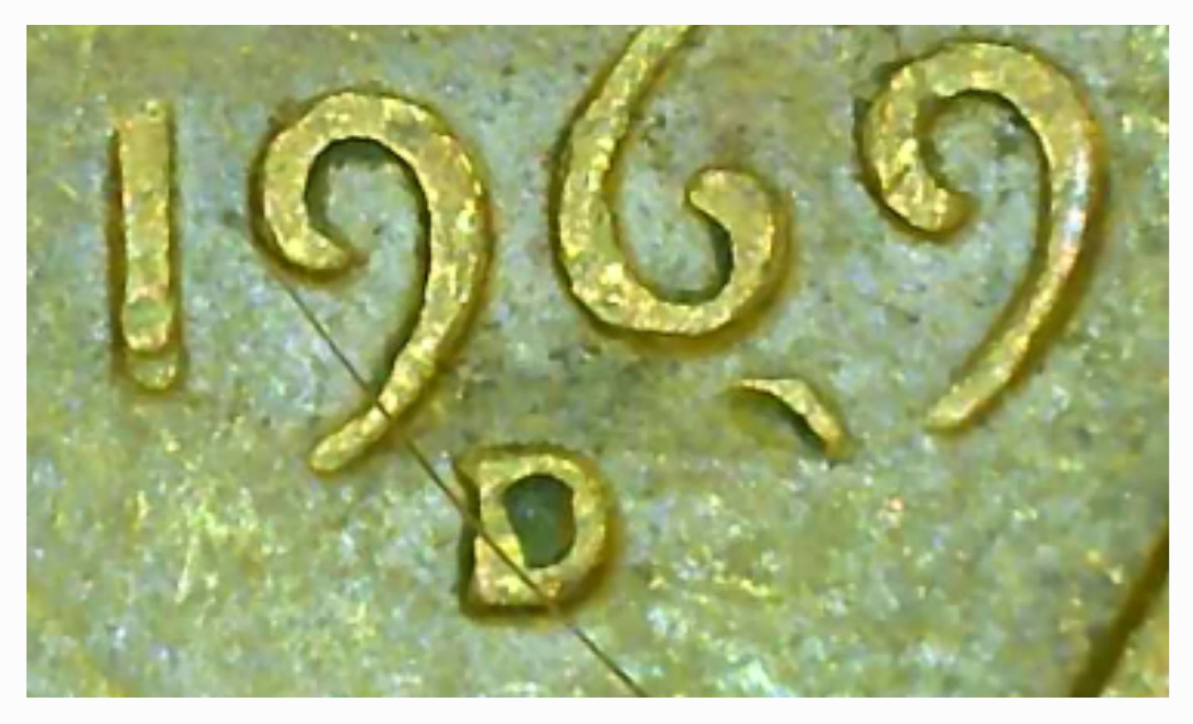 1969-Penny-Extra-Mint-Mark/Drip?