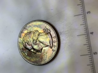 1996-Washington-Quarter-Rainbow-Toned