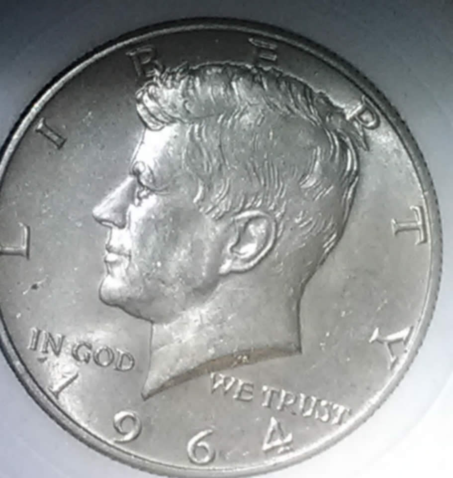 1964-D-Kennedy-Half-Dollar-For-Grading
