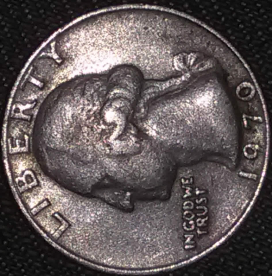 1970-Washington-Quarter-Overstrike-Of-1941-Canadian-Quarter
