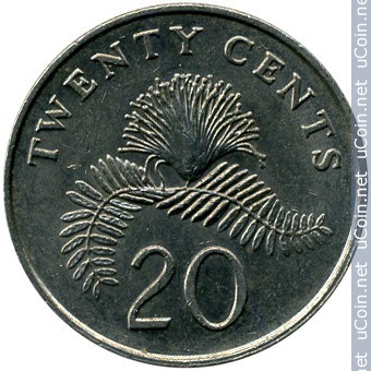 1988-Singapore-20-Cents