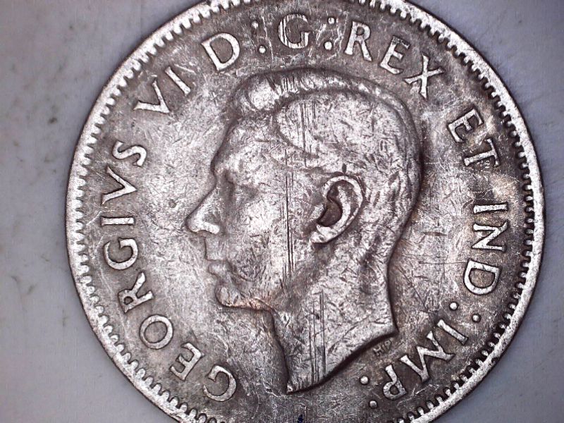 1941-Canada-5-Cent-Irregular-Surface.-Die-Clash-Or-Mule-Die-Clash-Possibly?