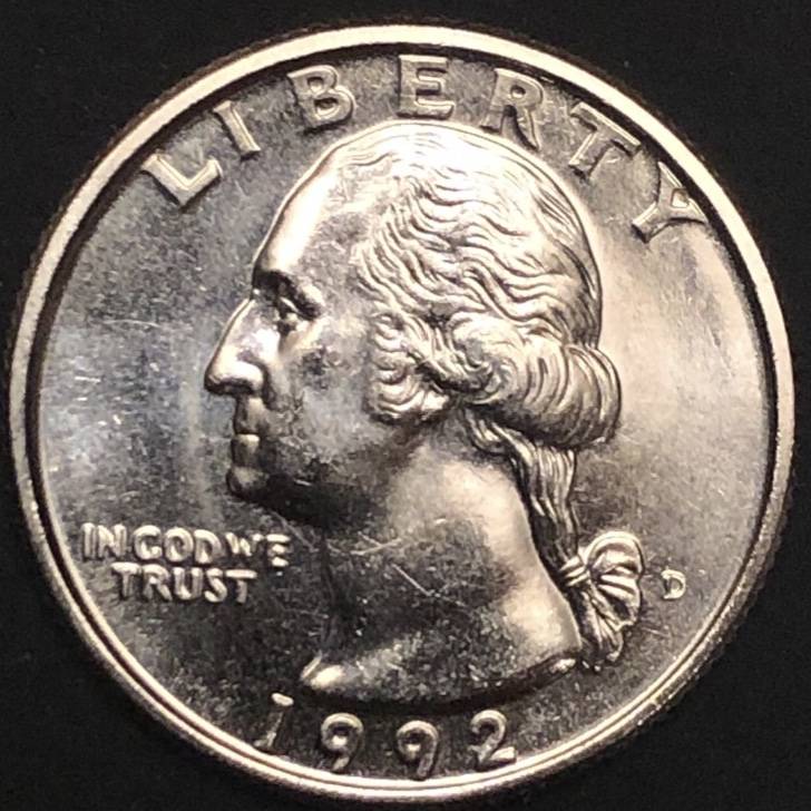1992-D-Quarter-For-Grading.