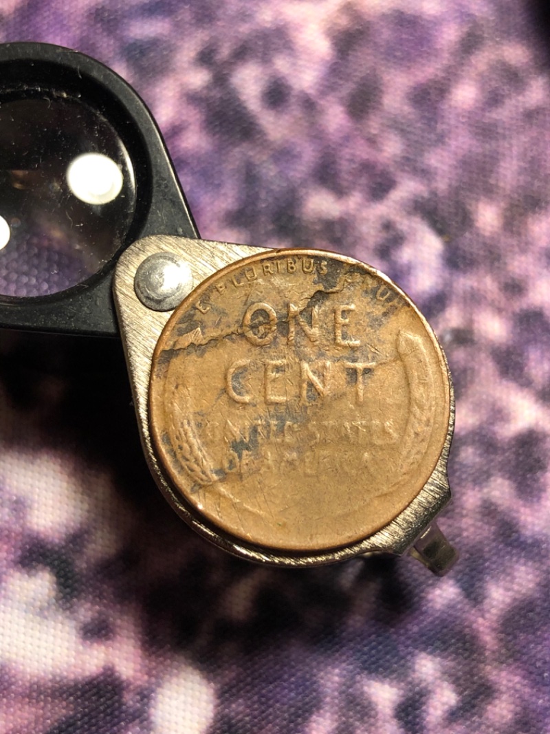 1945-Wheat-Cent-Weight-Is-2.6-Grams,-Obverse-&-Reverse-Huge-Lamination-Error