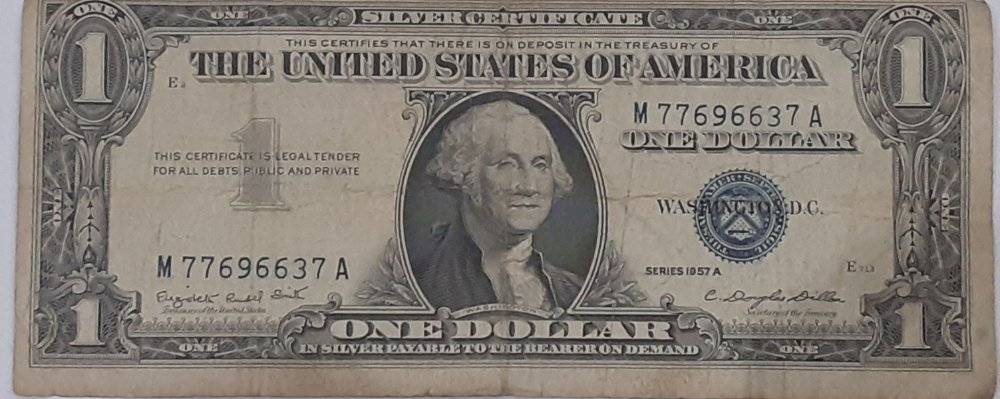 Series-1957A-$1-Silver-Cert-Found-In-Circulation!
