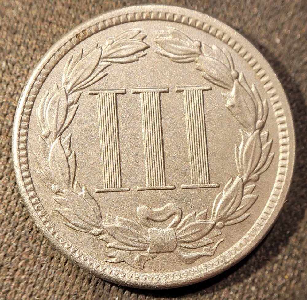 Unc-1885-3-Cent-Nickel-Business-Strike-Or-Proof?