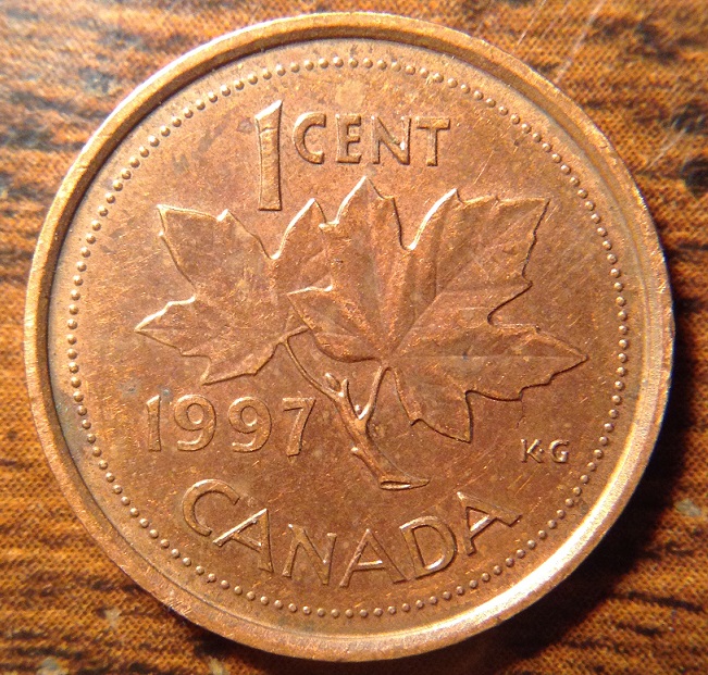 1997-Canadian-Cent,-Double-Queen?
