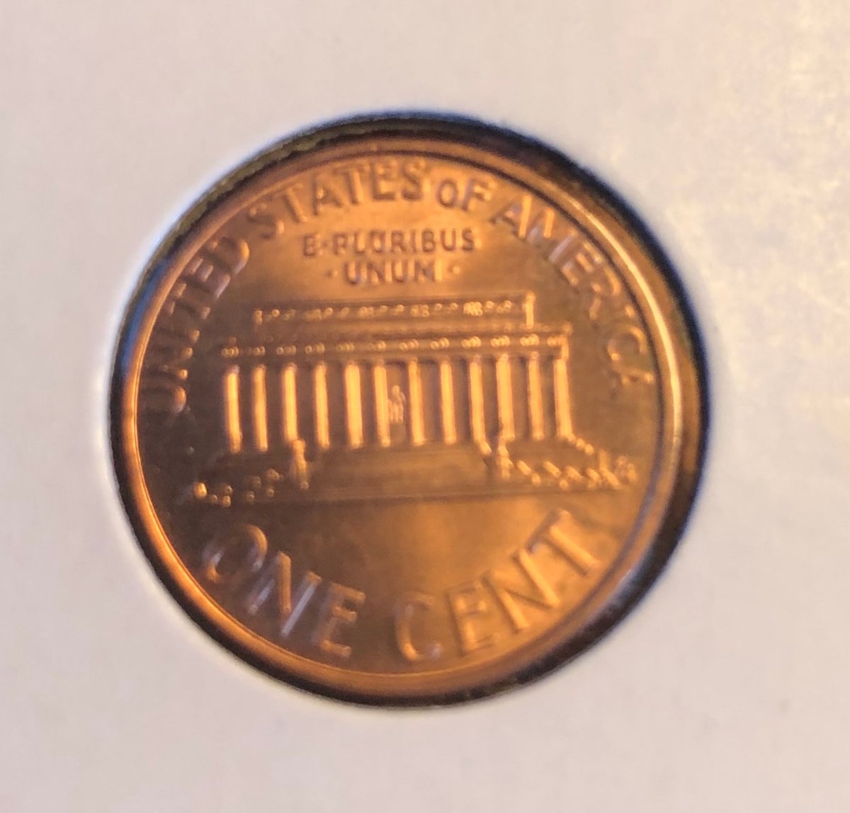 Grease-Error-On-The-Front-Of-A-Lincoln-Cent?