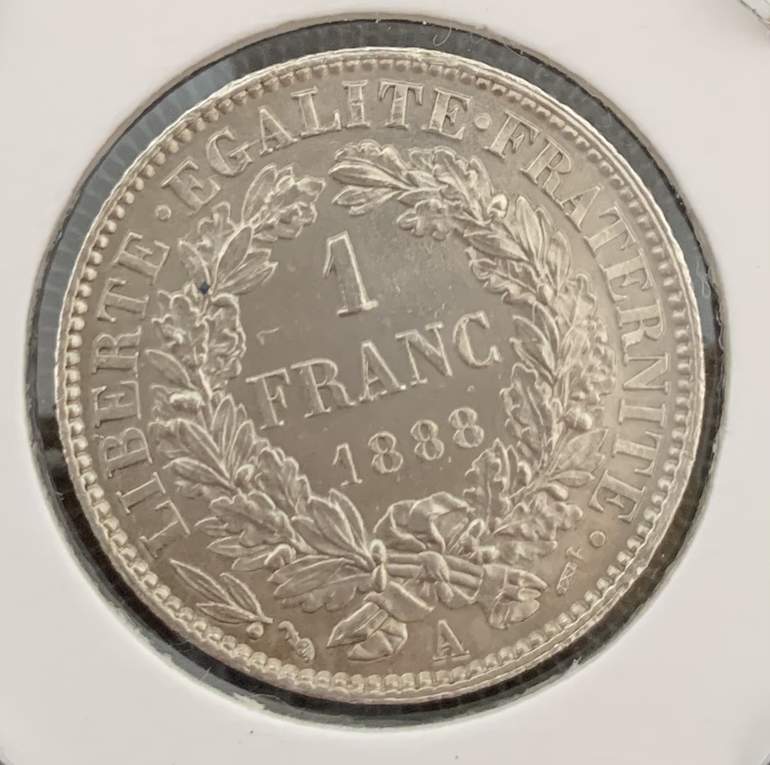 1-Franc-Ceres-1888-A---Please-Grade