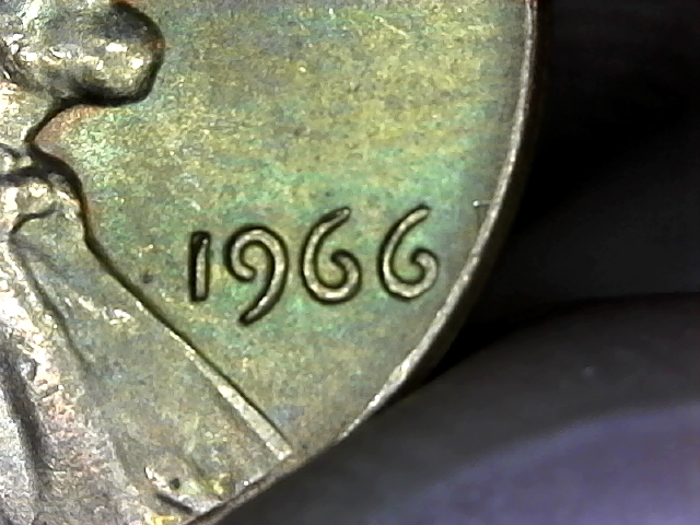 1966-P-Penny-Looks-Gold-In-Color?