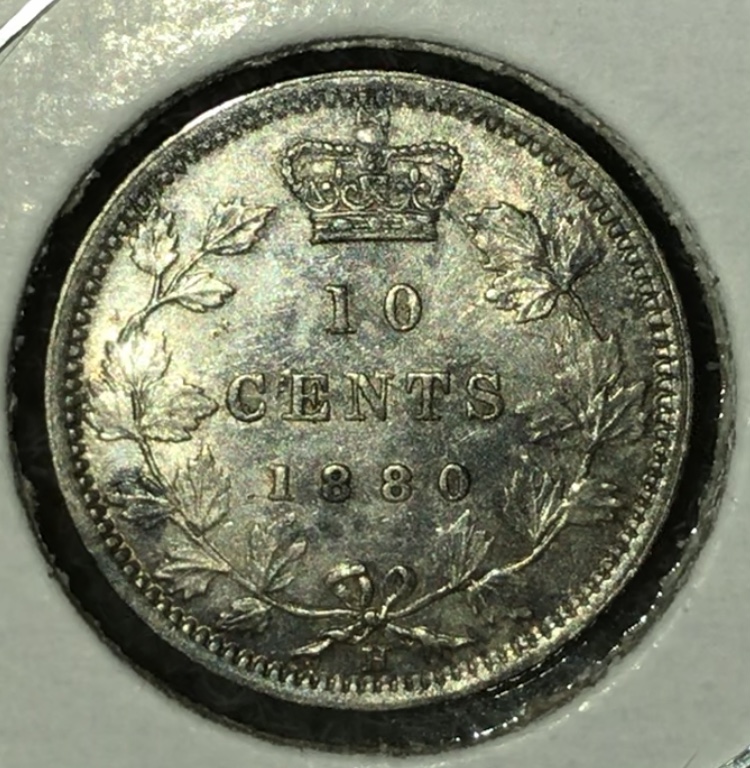 Looking-For-Grade--1880-Canada-10-Cents