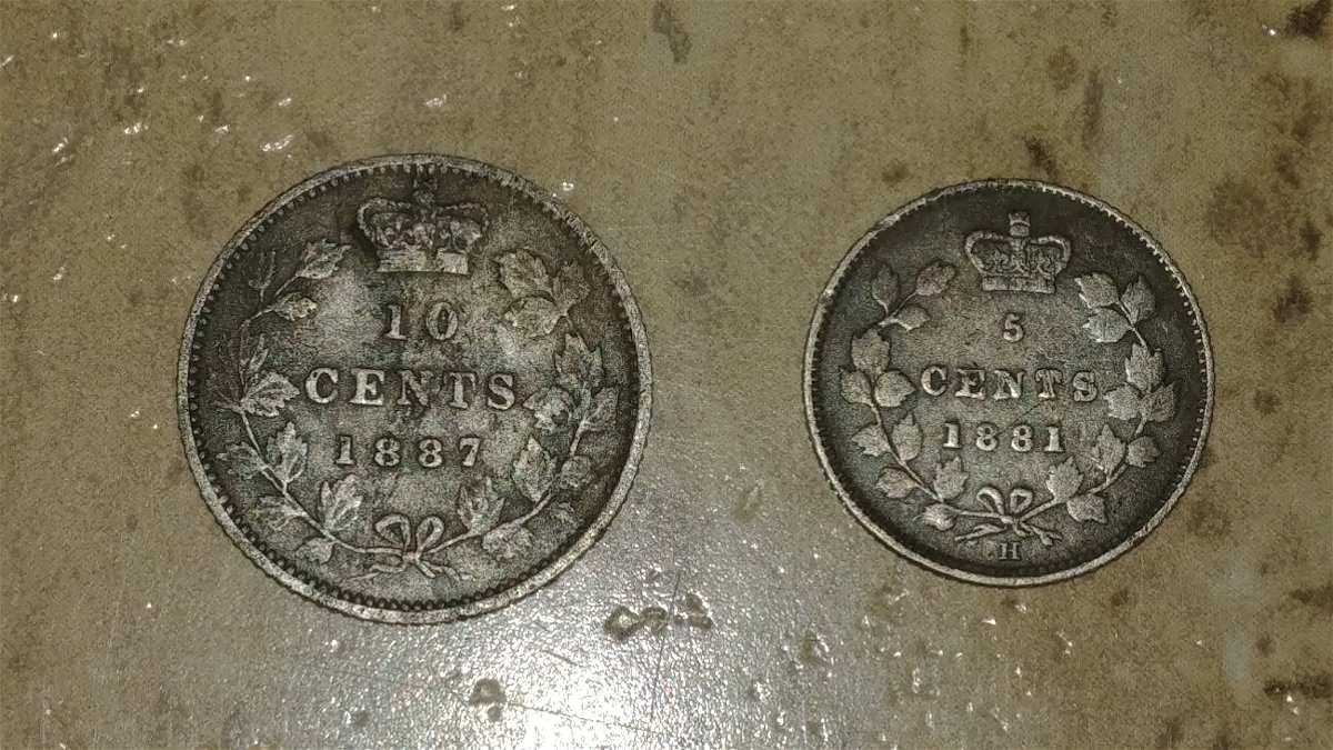 1881-Nickel,-And-1887-Dime