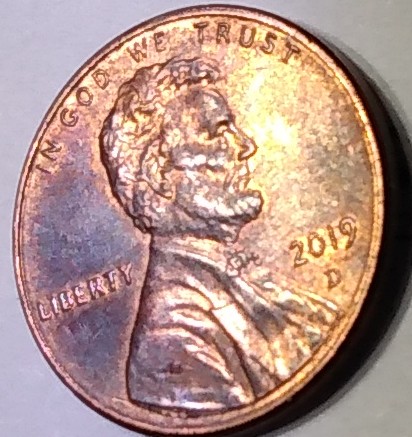 2019-D-Penny-Toned-Possible-Errors-On-Back