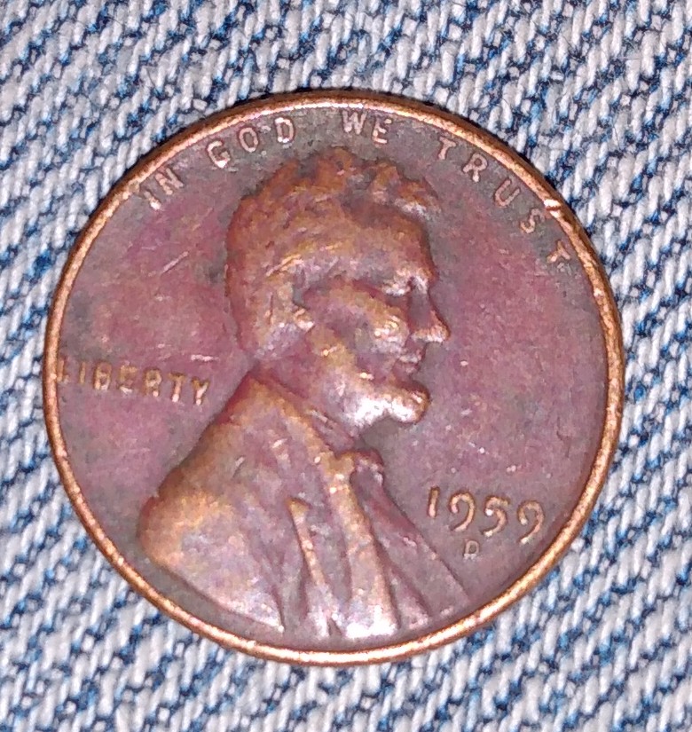 Can-Anyone-Tell-Me-Why-This-1959-D-Penny-Is-Purple?