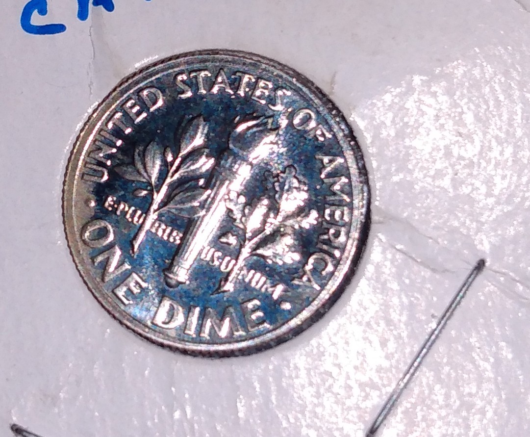 Why-Does-This-1973-S-Dime-Look-Really-Shiny-But-When-I-Take-A-Pics-They-All-Look-Blue?