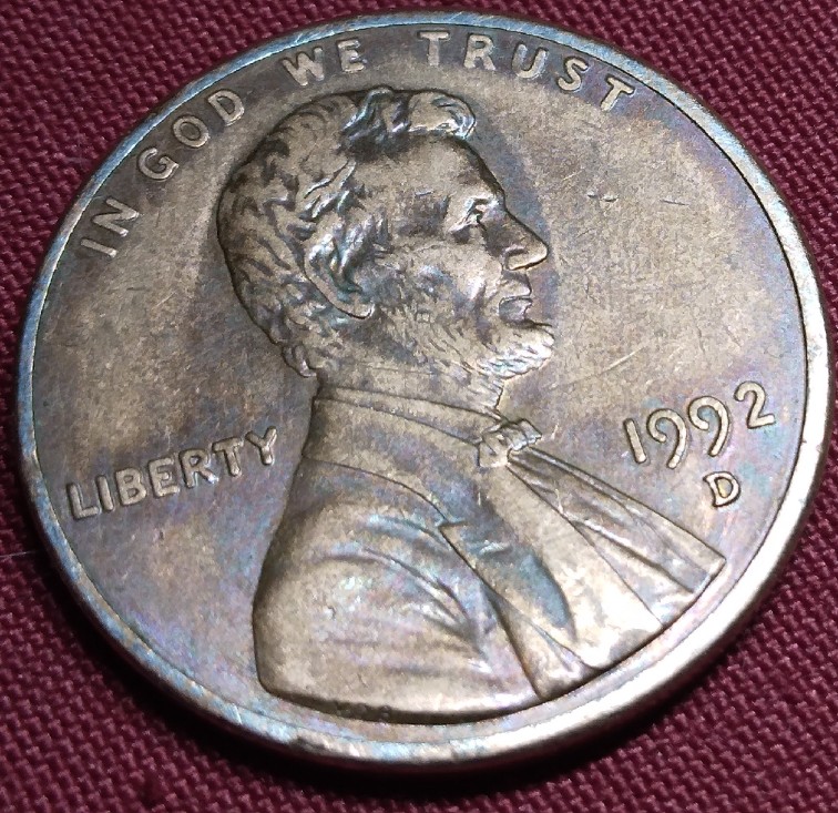 Is-This-1992-D-Penny-Doubled-On-Front-And-Back?
