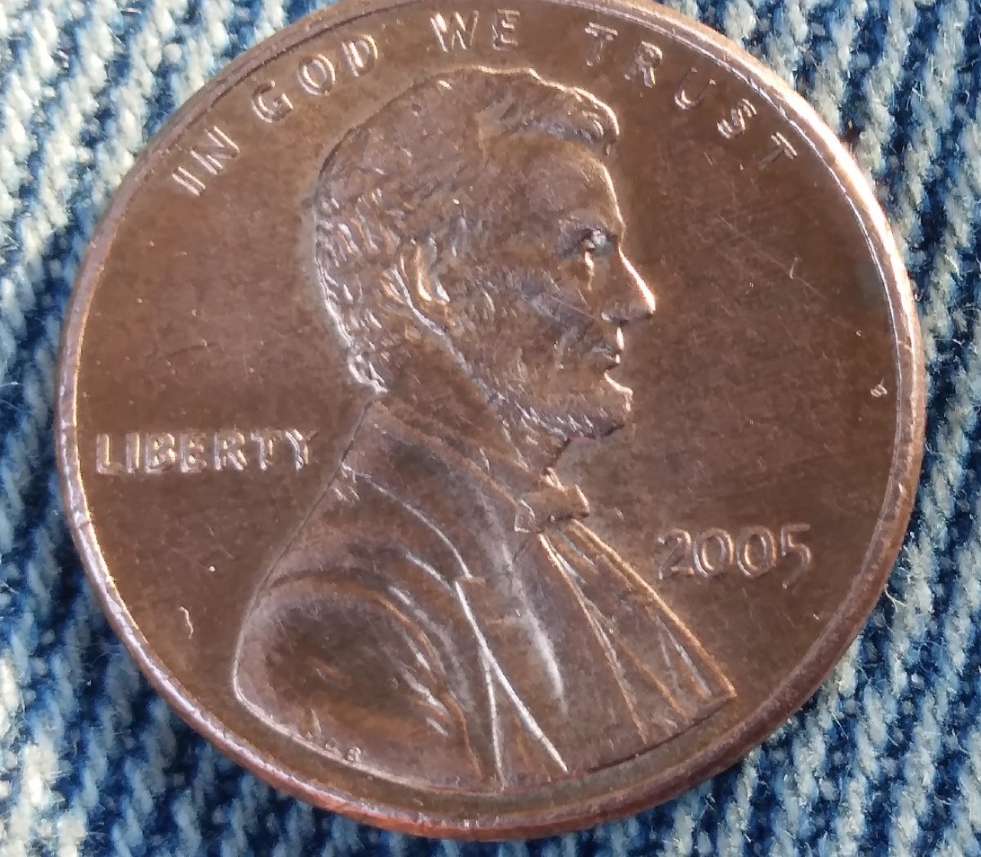 2005-No-Mint-Mark-Lincoln-Penny-For-Grading