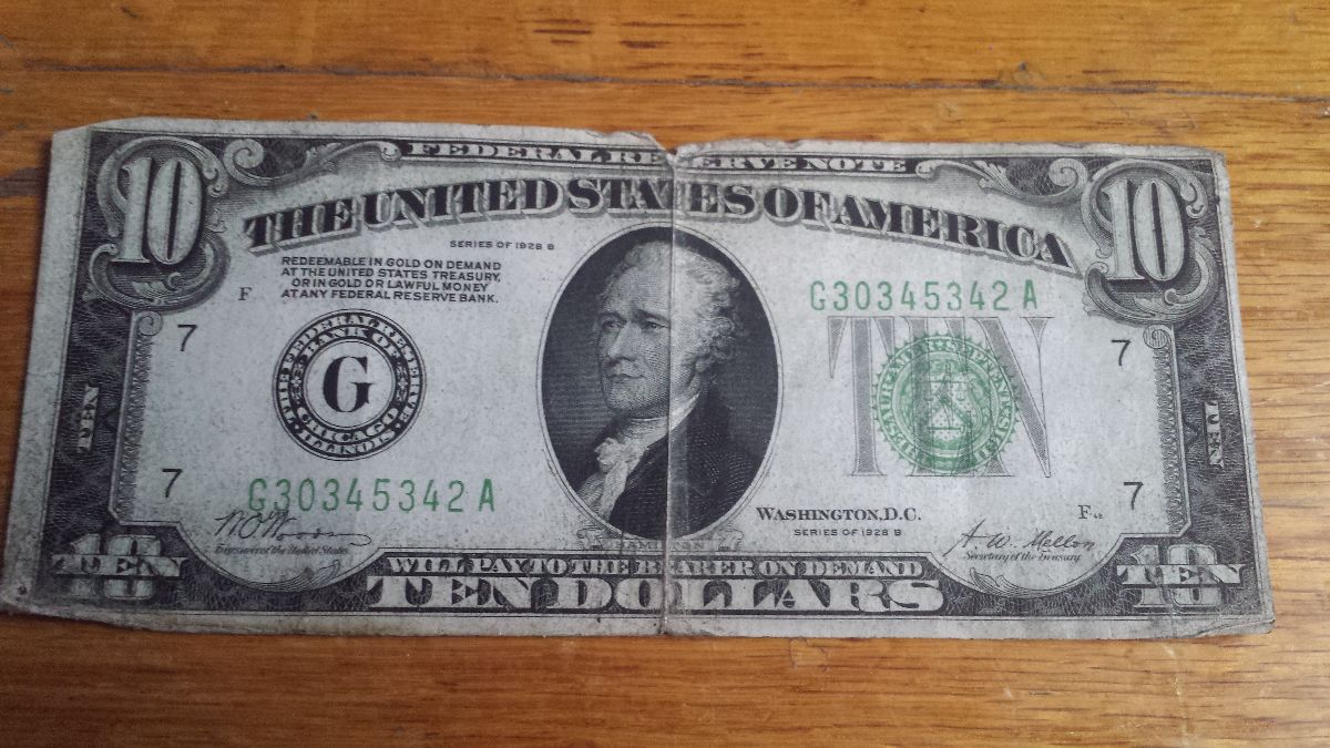 1928-Series-B-10-Dollar-Real?-And-How-Much-Is-It-Worth?