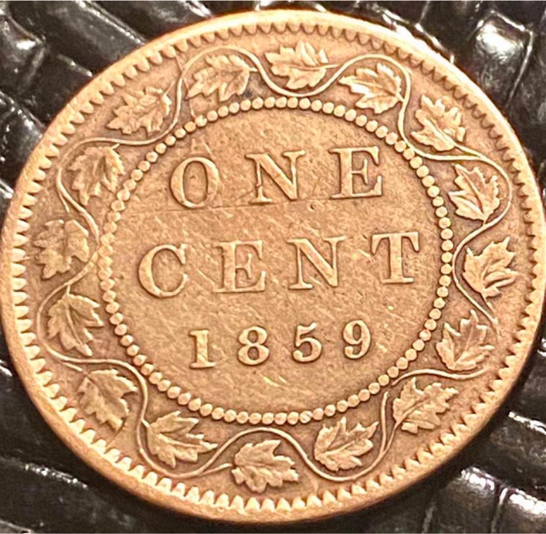 1859-Brass-Canadian-Large-Cent-Error