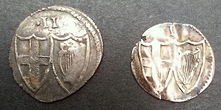 Commonwealth-Half-Groat-And-Penny.