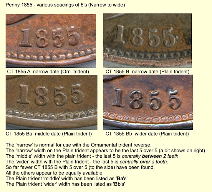1855-Queen-Victoria-Penny-Strange-Date-Varieties