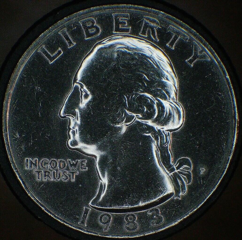 1983-P-Washington-Quarter-From-Souv.-Set