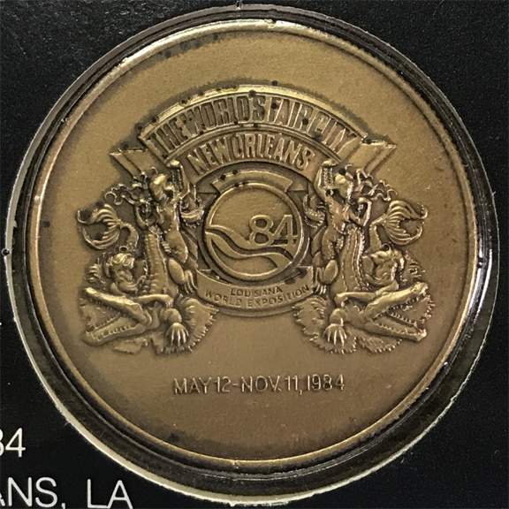 Commems-Collection-Modern:-What-If?-1984-Louisiana-World-Exposition-Silver-Dollars