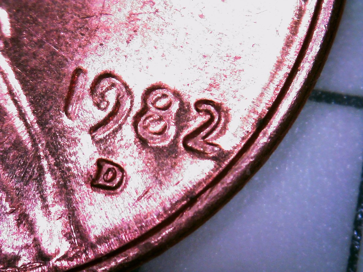 Qty:-6,-1982-D,-Copper,-Large-Date-Pennies,-Are-All-Of-These-An-Example-Of-DDD?
