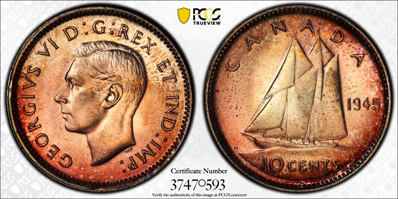 Toned-Canadian-Coins
