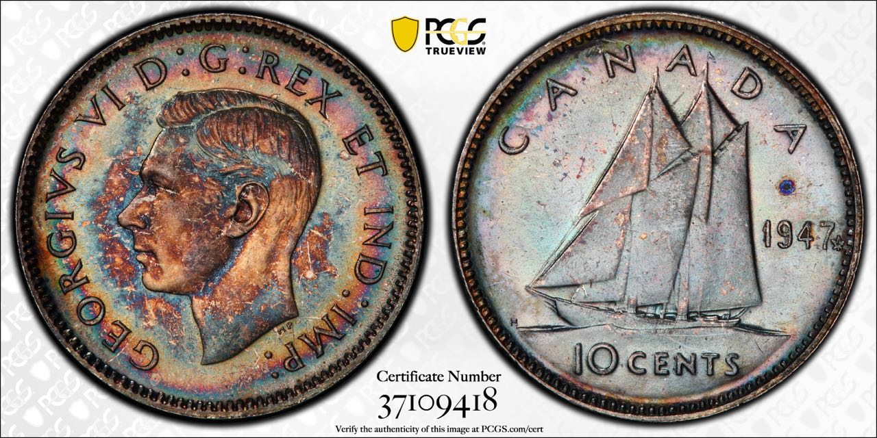 Toned-Canadian-Coins