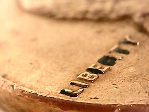 1998-D-Cent-With-Seemingly-Non-Random-Damage