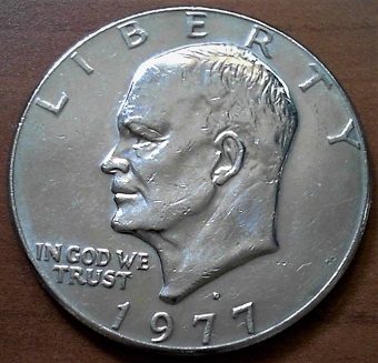 1977-D-Eisenhower-Machine-Damage-Or?