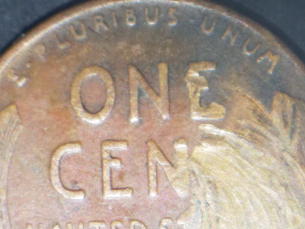1945-S-Wheat-Penny-With-Smeared/Unusual-Back