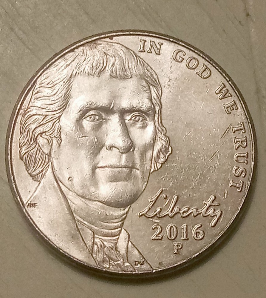 2016-P-Jefferson-Nickel-With-Reverse-Clash.