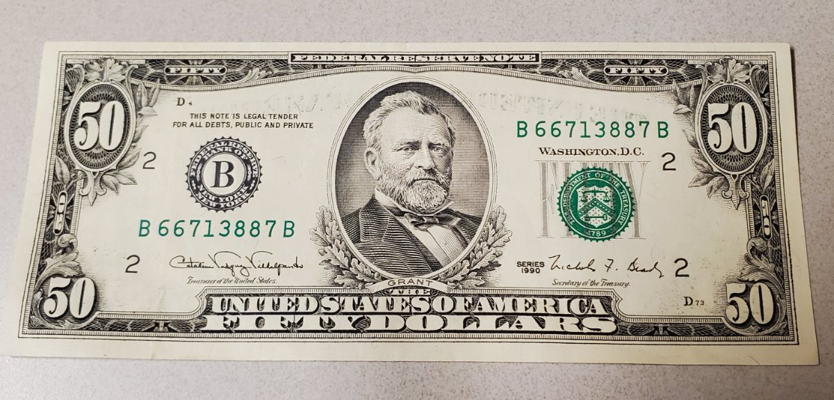 1990-$50-With-Ink-Bleed-Through