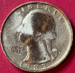 1983-Quarter-Struck-On-Nickel?