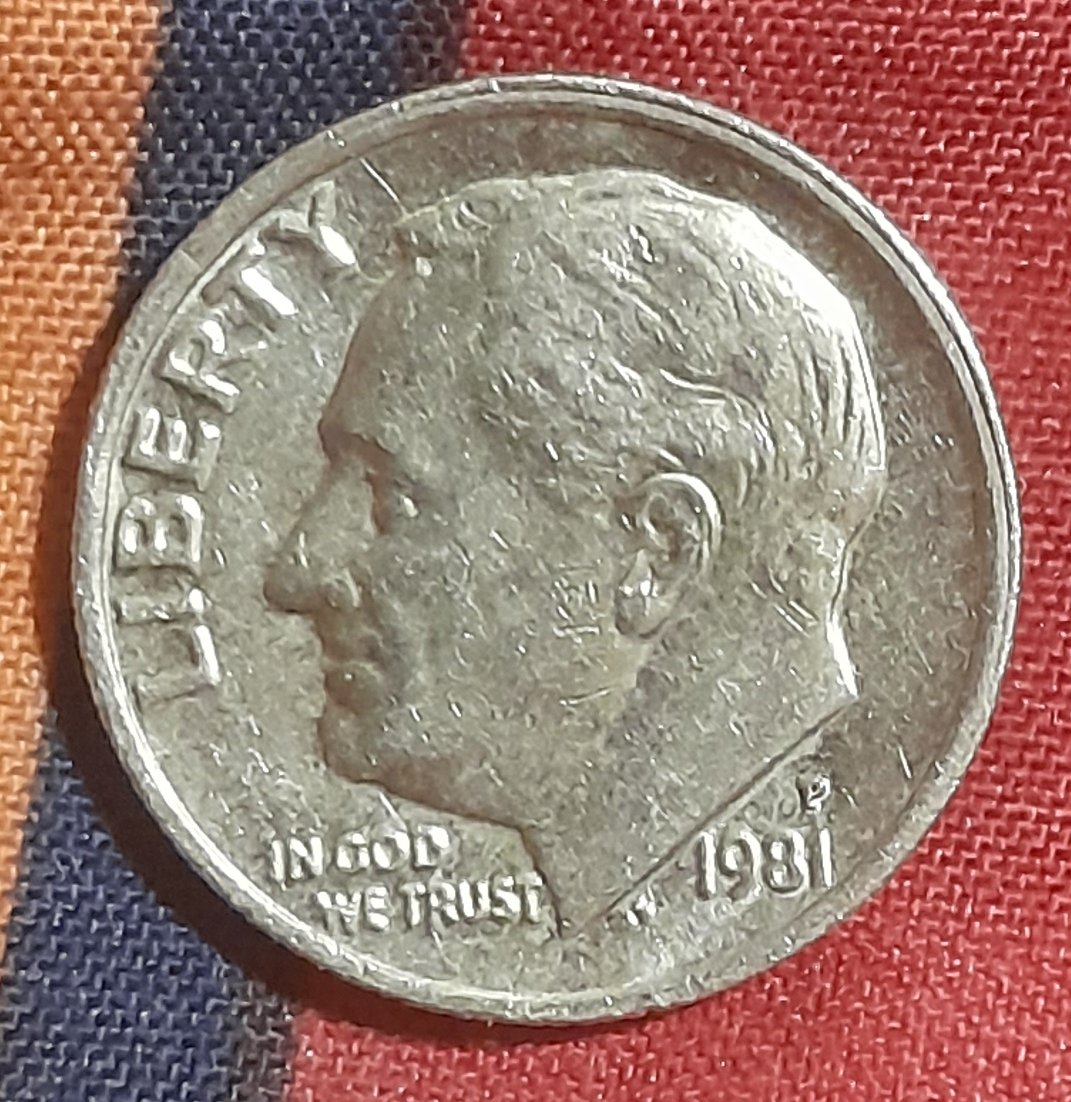 1981-P-Roosevelt-Dime-Slightly-Smaller-Than-Normal