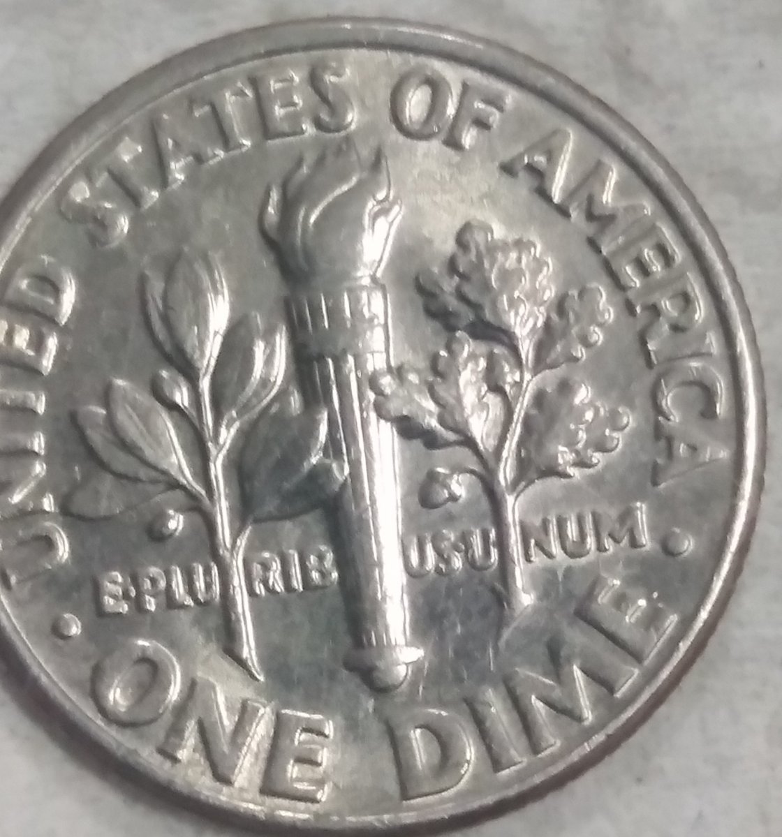 Possible-Missing-Obverse-Clad-On-1994-D-Roosevelt--Dime?