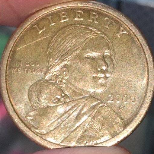Came-Across-This-2000-P-Sacagawea-Experimental-Rinse-Coin-Today