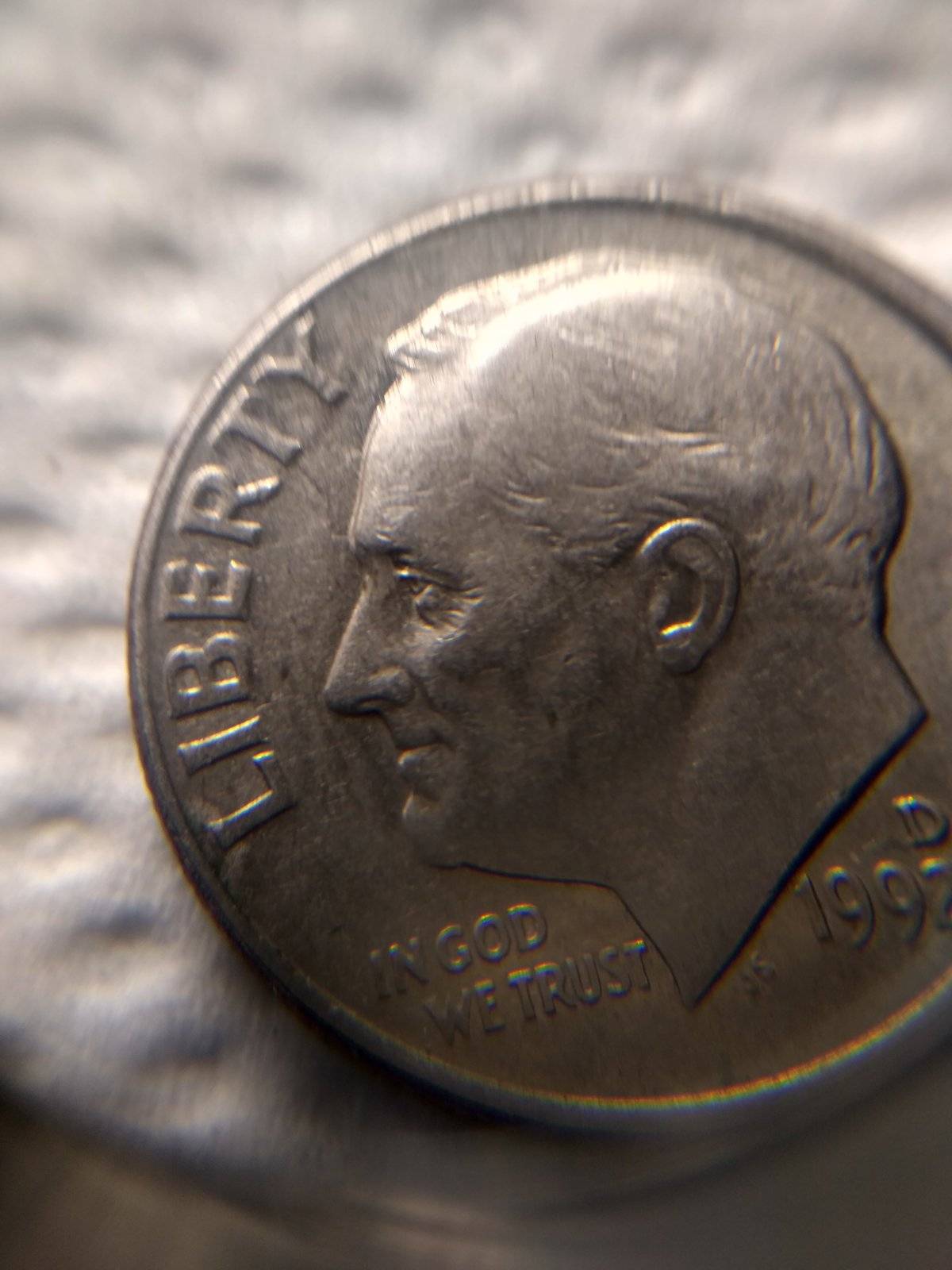 1992-D-Roosevelt-Dime--2-Eyed-Roosevelt-New-Discovery?
