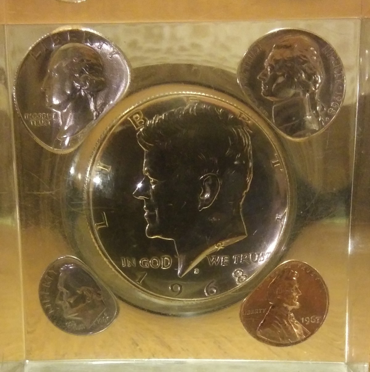 Mint-1968-D-Quarter,-1968-D-Dime,-1968-D-Kennedy-Half-&-1967-LMC-Why?