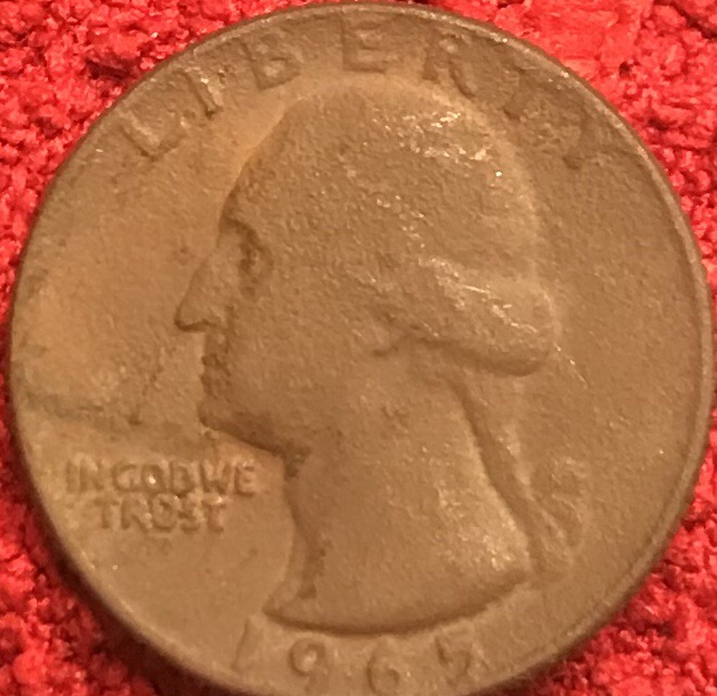 1965-Washington-Quarter.-Strange-Look