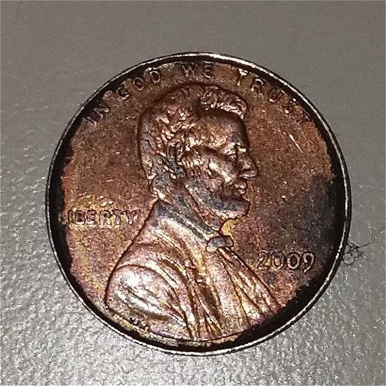 2009-Lincoln-Formative-Years-Penny-On-Weird-Planchet