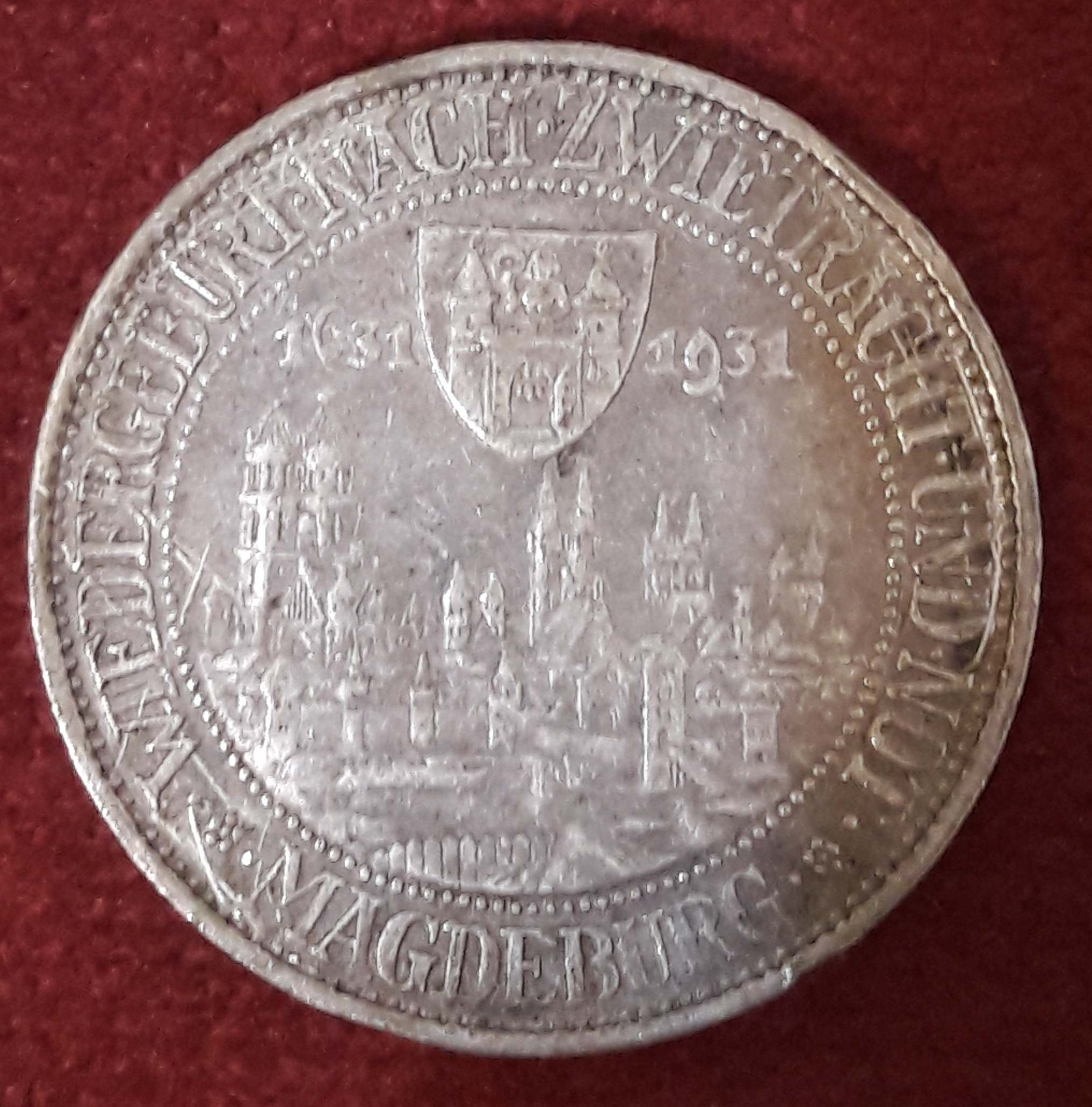 1631-1931-Magdeburg-Commemorative-Coin-Grade