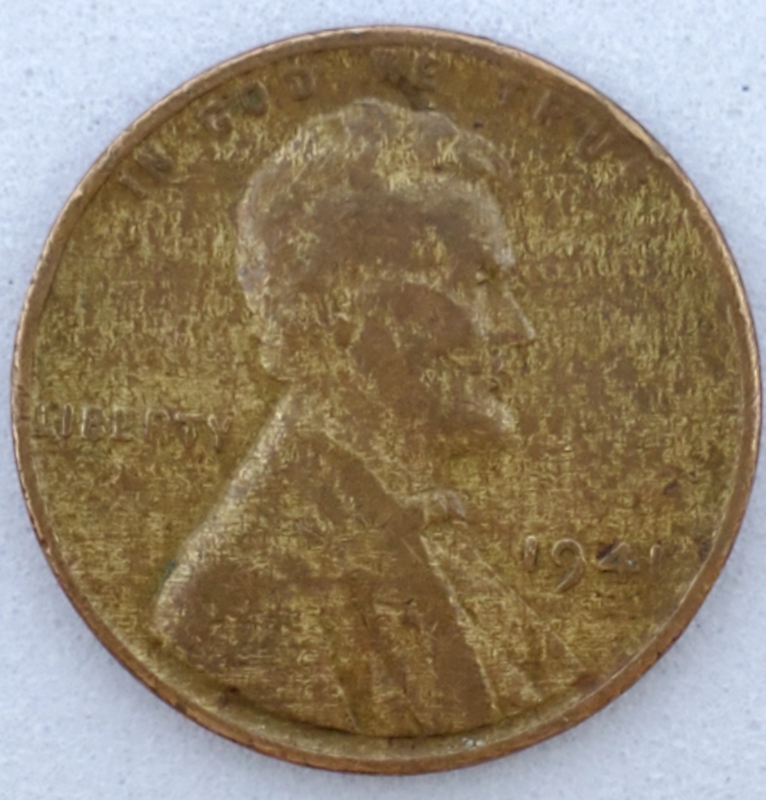 1939-And-1941-Lincoln-Wheats-Strange-Toning-Or-Damage?