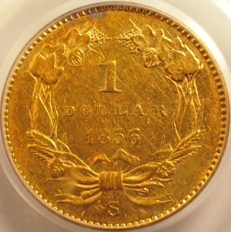 1856-S-Type-II-Gold-Dollar-For-Grade-And-Comment