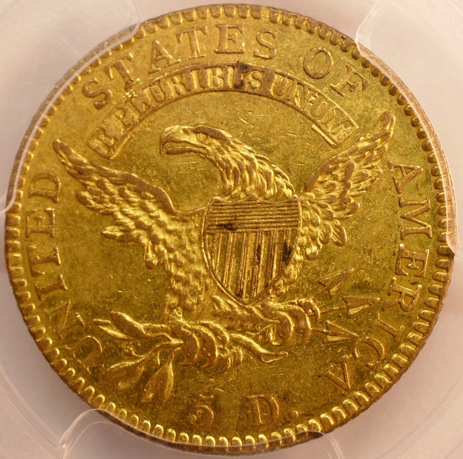 1820-Gold-Half-Eagle-For-Grade-And-Comment