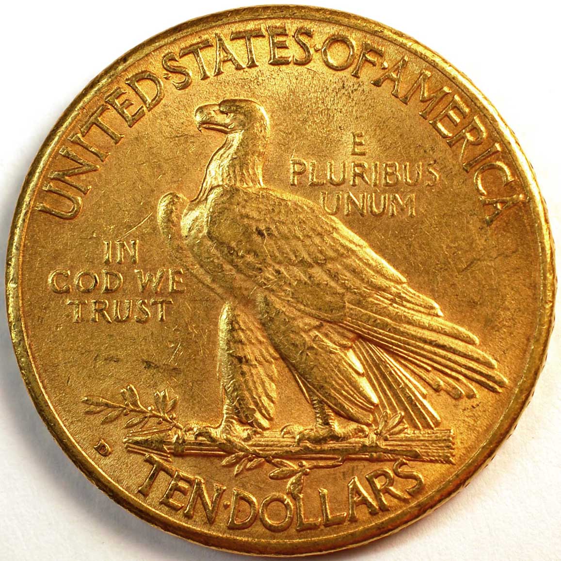 1908-D-With-Motto-Gold-Eagle-For-Grading